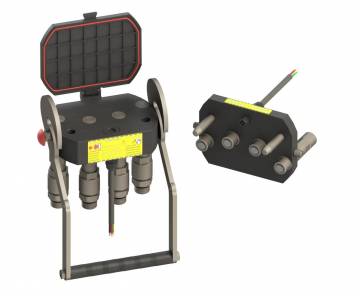 Multi Acople 4 Líneas Montado em el Comando Hidráulico SDM122/RMC202 con Enchufe (U280700G Series)